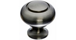 Top Knobs Cabinet Hardware Asbury Collection Ring Knob 1 1-4 "-  Brushed Satin Nickel - cabinetknobsonline