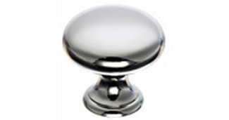 Top Knobs Cabinet Hardware Asbury Collection  Mushroom Knob 1" - Polished Nickel - cabinetknobsonline