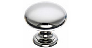 Top Knobs Cabinet Hardware Asbury Collection  Mushroom Knob 1 1-4" - Polished Nickel - cabinetknobsonline