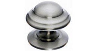 Top Knobs Cabinet Hardware Asbury Collection Empress Knob 1 1-4" - Brushed Satin Nickel - cabinetknobsonline