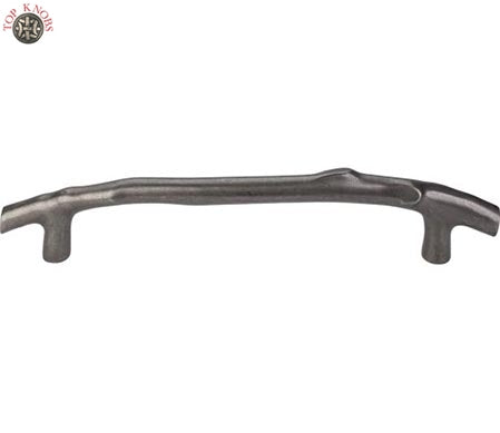 Top Knobs Cabinet Hardware Aspen Collection Twig 12" (c-c) - Silicon Bronze Light - cabinetknobsonline