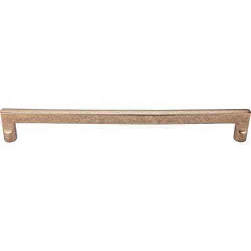 Top Knobs Cabinet Hardware Aspen Collection Flat Sided Pull 12" (c-c) - Silicon Bronze Light - cabinetknobsonline