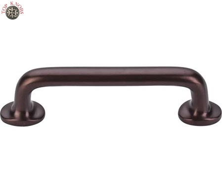 Top Knobs Cabinet Hardware Aspen Collection Rounded Pulls 4" (c-c) - Mahogany Bronze - cabinetknobsonline