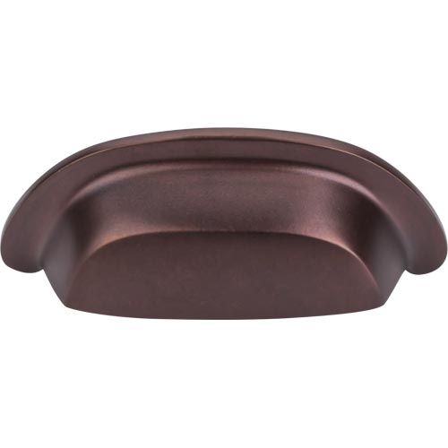 Top Knobs Cabinet Hardware Aspen Collection Cup Pull 3" (c-c) - Mahogany Bronze - cabinetknobsonline