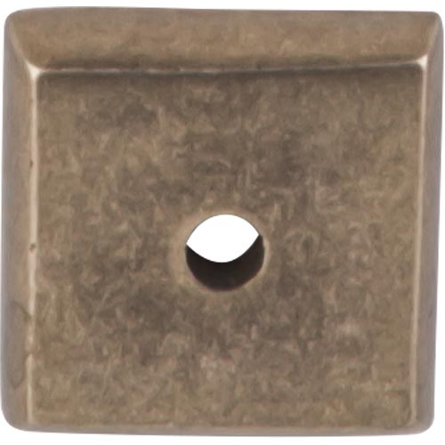 Top Knobs Cabinet Hardware Aspen Collection Square Backplate 7-8" - Light Bronze - cabinetknobsonline