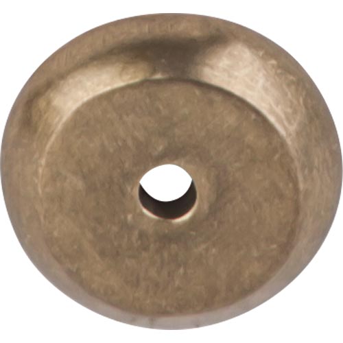 Top Knobs Cabinet Hardware Aspen Collection Round Backplate 7-8" -  Light Bronze - cabinetknobsonline