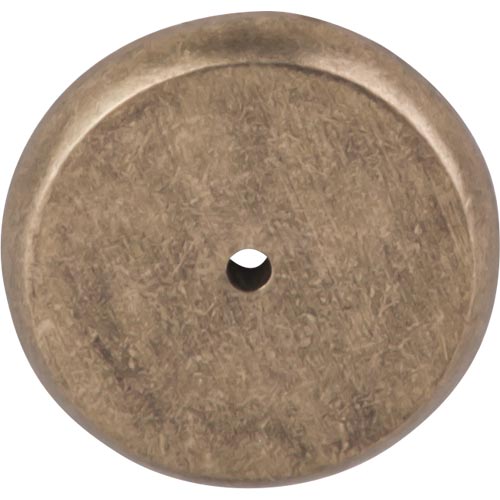 Top Knobs Cabinet Hardware Aspen Collection Round Backplate 1 3-4" - Light Bronze - cabinetknobsonline