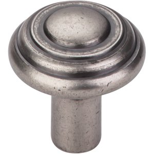 Top Knobs Cabinet Hardware Aspen Collection Button Knob 1 1-4" - Silicon Bronze Light - cabinetknobsonline