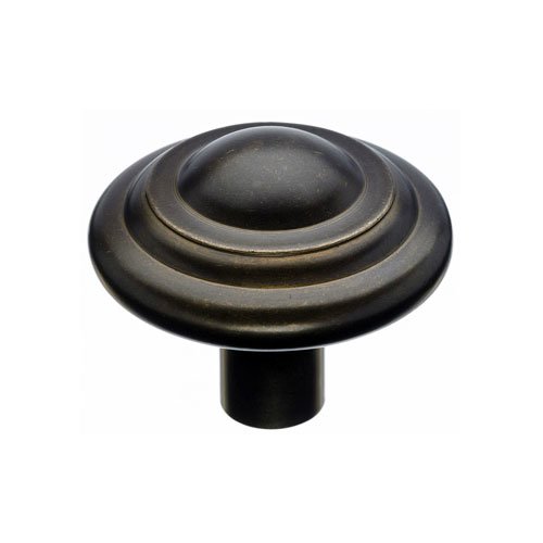 Top Knobs Cabinet Hardware Aspen Collection Button Knob 1 3-4" - Medium Bronze - cabinetknobsonline