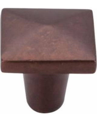 Top Knobs Cabinet Hardware Aspen Collection Square Knob 1 1-4" - Mahogany Bronze - cabinetknobsonline