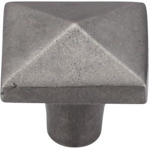 Top Knobs Cabinet Hard Aspen Collection Square Knob 1 1-2" - Silicon Bronze Light - cabinetknobsonline