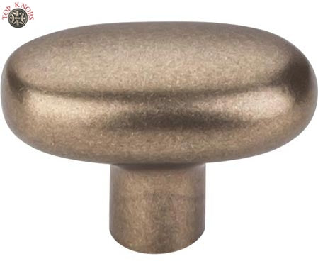 Top Knobs Cabinet Hardware Aspen Collection Large Potato Knob 2" - Light Bronze - cabinetknobsonline