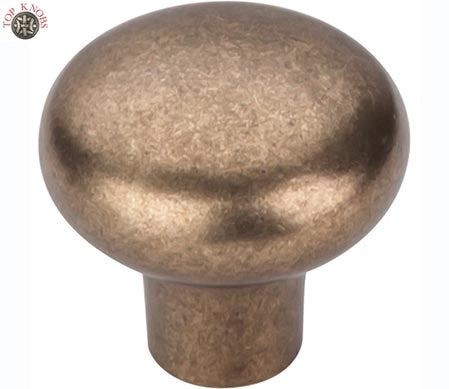 Top Knobs Cabinet Hardware Aspen Collection Round Knob 1 3-8" -Light Bronze - cabinetknobsonline