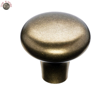 Top Knobs Cabinet Hardware Aspen Collection Round Knob 1 5-8" - Light Bronze - cabinetknobsonline