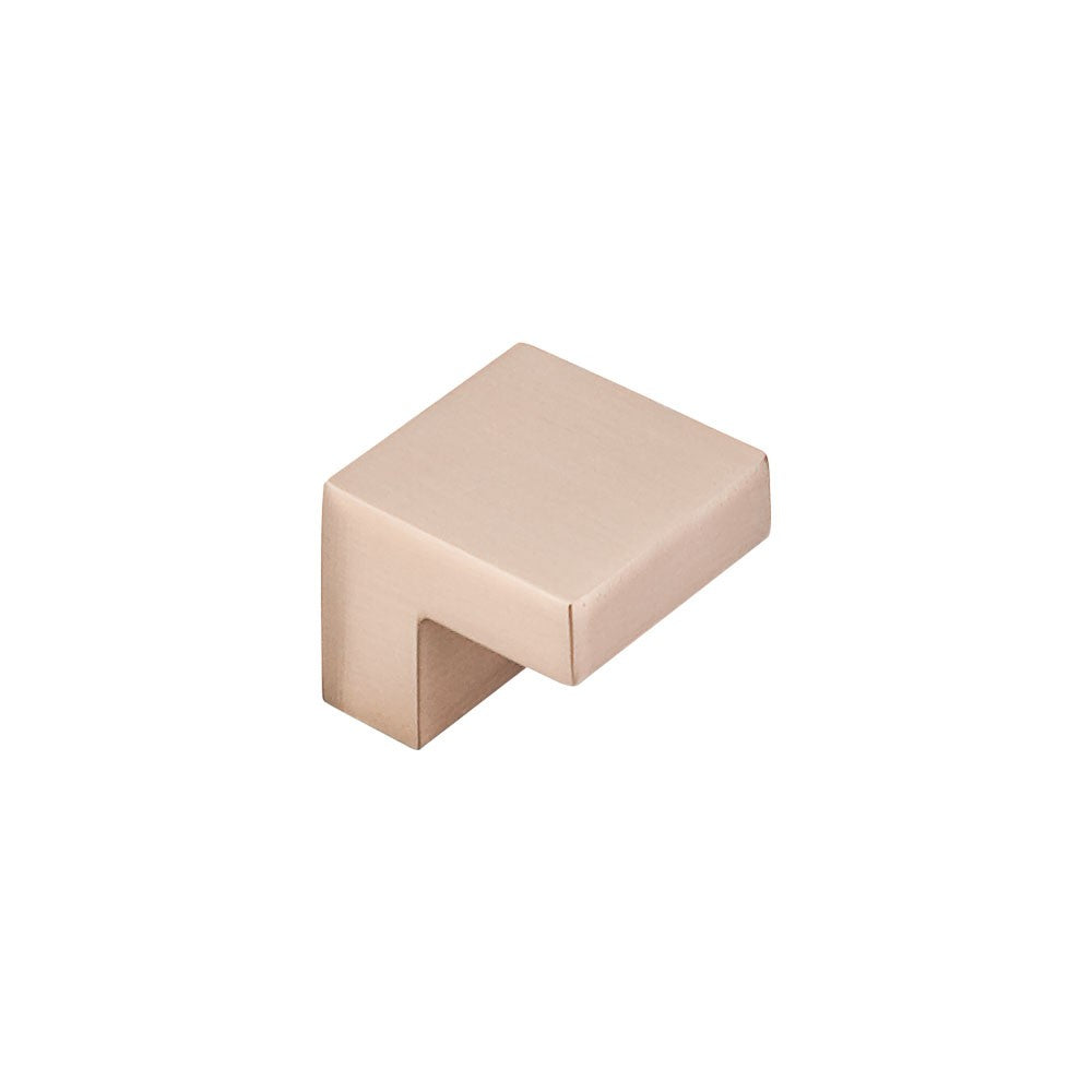 Top Knobs Cabinet Hardware Stratton Bath Collection Square Knob 3-8" (c-c) - Brushed Bronze - cabinetknobsonline