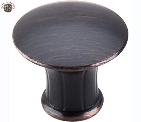 Top Knobs Cabinet Hardware Stratton Collection Lund Knob 1 1-4" - Tuscan Bronze - cabinetknobsonline