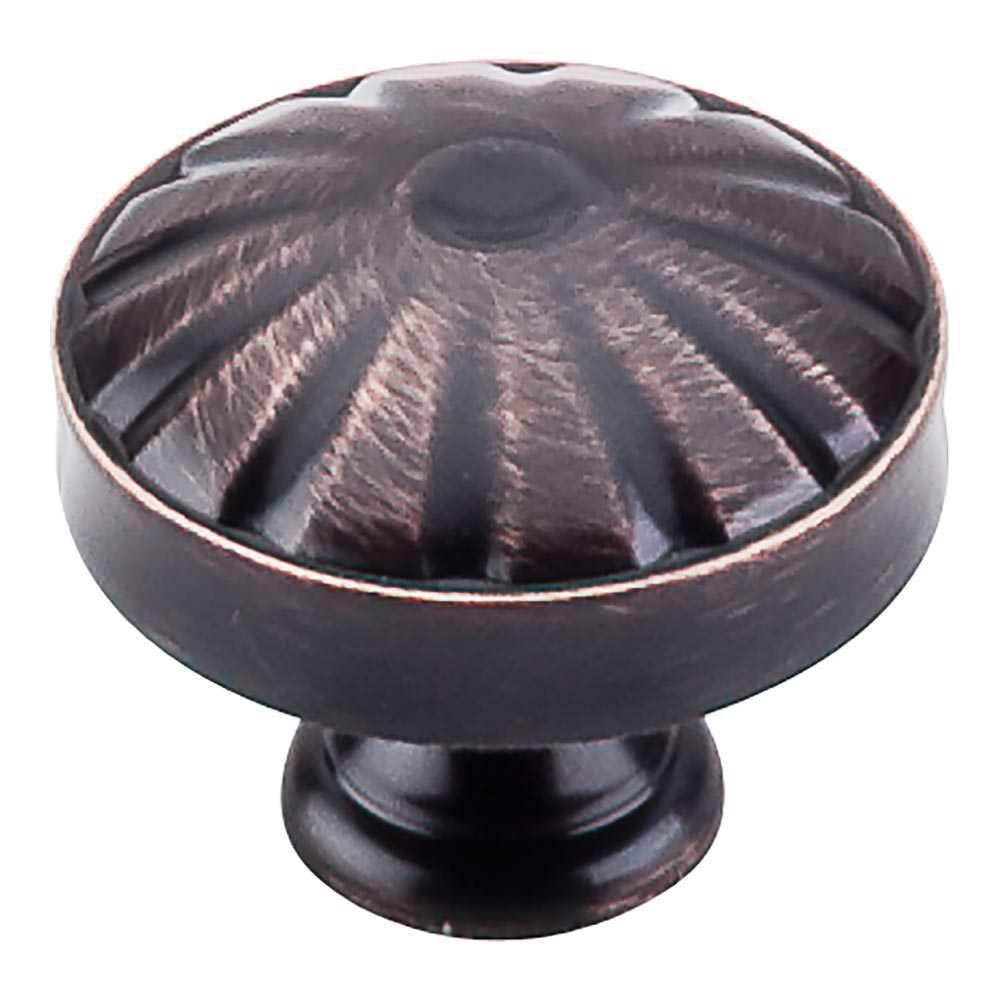 Top Knobs Cabinet Hardware Hudson Collection Round Knob 1 1-4" - Tuscan Bronze - cabinetknobsonline