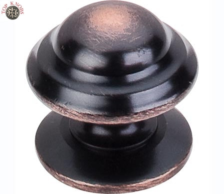 Top Knobs Cabinet Hardware Hudson Collection Empress Knob 1 1-4" - Tuscan Bronze - cabinetknobsonline