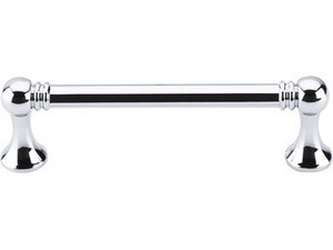 Top Knobs Cabinet Hardware Edwardian Collection Grace Pull 3 3-4" (c-c) - Polished Chrome - cabinetknobsonline