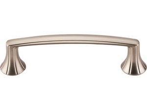 Top Knobs Cabinet Hardware Edwardian Collection Rue Pull 3 3-4" (c-c) - Brushed Bronze - cabinetknobsonline