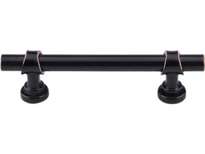 Top Knobs Cabinet Hardware Dakota Collection Bit Pull 3 3-4" (c-c) - Tuscan Bronze - cabinetknobsonline