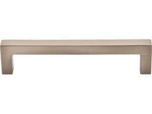 Top Knobs Cabinet Hardware Nouveau III Collection Square Bar Pull 5 1-16" (c-c) - Brushed  Bronze - cabinetknobsonline