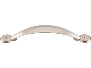 Top Knobs Cabinet Hardware Dakota Collection Angle Pull 3 3-4" (c-c) - Brushed Bronze - cabinetknobsonline