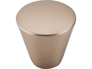 Top Knobs Cabinet Hardware Nouveau Collection Cone Knob 1 1-16" - Brushed Bronze - cabinetknobsonline