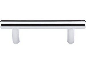 Top Knobs Cabinet Hardware Hopewell Collection Bar Pull 3 " (c-c) - Polished Chrome - cabinetknobsonline