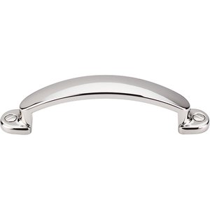 Top Knobs Cabinet Hardware Somerset Collection Arendal Pull 3" (c-c) -Polished Nickel - cabinetknobsonline