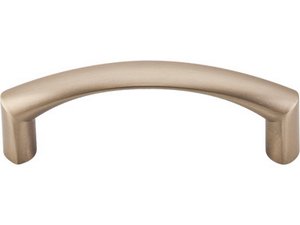 Top Knobs Cabinet Hardware Nouveau Collection Griggs Pull 3" (c-c) - Brushed Bronze - cabinetknobsonline