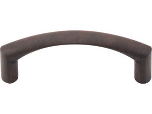 Top Knobs Cabinet Hardware Nouveau Collection Griggs Pull 3" (c-c) - Patina Rouge - cabinetknobsonline