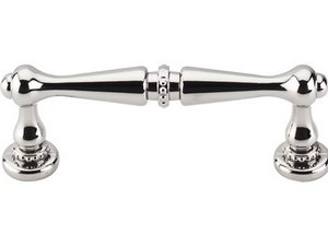 Top Knobs Cabinet Hardware Edwardian Collection Pull 3" (c-c) - Polished Nickel - cabinetknobsonline