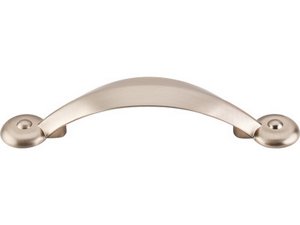 Top Knobs Cabinet Hardware Dakota Collection Angle Pull 3" (c-c) - Brushed Bronze - cabinetknobsonline