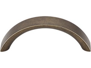 Top Knobs Cabinet Hardware Nouveau Collection Crescent Pull 3" (c-c) - German Bronze - cabinetknobsonline