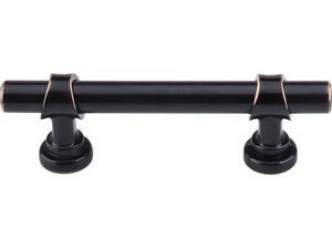 Top Knobs Cabinet Hardware Dakota Collection Bit Pull 3" (c-c) - Tuscan Bronze - cabinetknobsonline