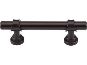 Top Knobs Cabinet Hardware Dakota Collection Bit Pull 3" (c-c) - Oil Rubbed Bronze - cabinetknobsonline