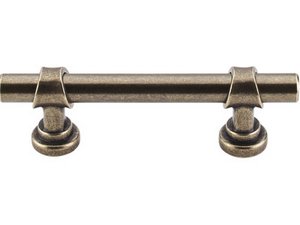 Top Knobs Cabinet Hardware Dakota Collection Bit Pull 3" (c-c) - German Bronze - cabinetknobsonline