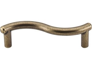 Top Knobs Cabinet Hardware Nouveau Collection Pull 3" (c-c) - German Bronze - cabinetknobsonline