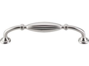 Top Knobs Cabinet Hardware Tuscany Collection Small D Pull 5 1-16" (c-c) - Brushed Satin Nickel - cabinetknobsonline