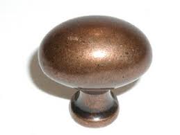 Top Knobs Cabinet Hardware Somerset II Collection Egg Knob 1 1-4" - Antique Copper - cabinetknobsonline