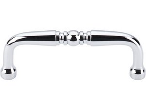 Top Knobs Cabinet Hardware Somerset Pull 3" (c-c)-Polished Chrome - cabinetknobsonline