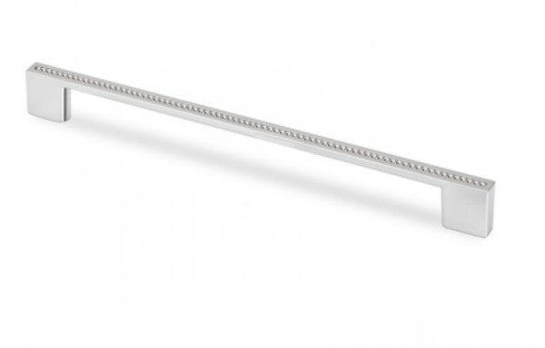 TOPEX DECORATIVE CABINET HARDWARE RECTANGULAR PULL CHROME SWAROVSKI CRYSTALS - cabinetknobsonline