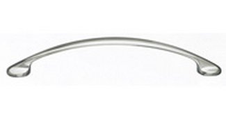 Top Knobs Cabinet Hardware Nouveau Collection Mandal Pull 5 1-16" (c-c) - Brushed Satin Nickel - cabinetknobsonline