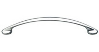 Top Knobs Cabinet Hardware Nouveau Collection Mandal Pull 5 1-16" (c-c) - Polished Chrome - cabinetknobsonline