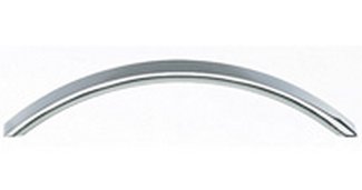 Top Knobs Cabinet Hardware Nouveau Collection Crescent Pull 5 1-16" (c-c) - Polished Chrome - cabinetknobsonline