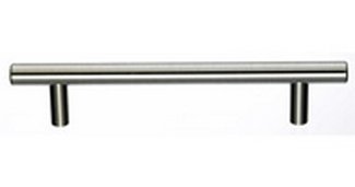 Top Knobs Cabinet Hardware Hopewell Bar Pull 5 1-16" (c-c) - Brushed Satin Nickel - cabinetknobsonline