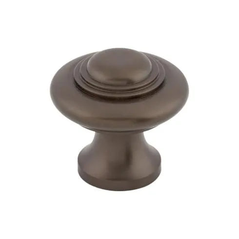 Top Knobs Cabinet Hardware Ascot Knob 1 1-4" - Oil Rubbed Bronze - cabinetknobsonline