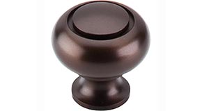Top Knobs Cabinet Hardware Normandy Collection Ring Knob 1 1-4" - Oil Rubbed Bronze - cabinetknobsonline