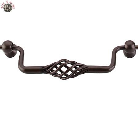 Top Knobs Cabinet Hardware Normandy Twisted Wire Drop Pull 5 1-16" (c-c) - Oil Rubbed Bronze - cabinetknobsonline